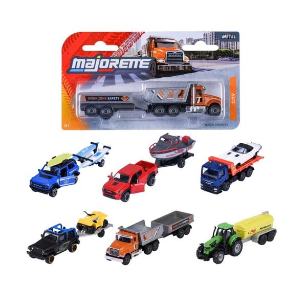 8503002001 Đồ Chơi Xe Mô Hình MAJORETTE City Trailer cho trẻ 3+