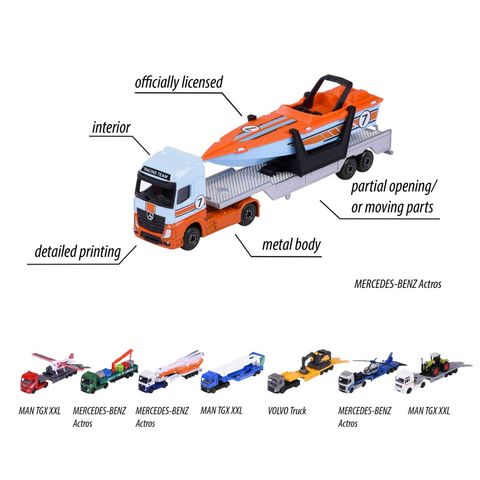  8503003000 Đồ Chơi Xe Mô Hình MAJORETTE City Transporter 