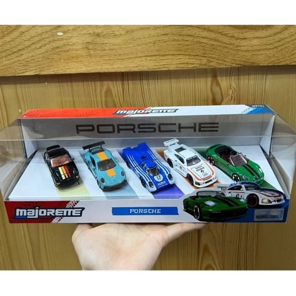8502105002 Bộ 5 Đồ Chơi Xe Mô Hình MAJORETTE Porsche 5 Pieces Giftpack