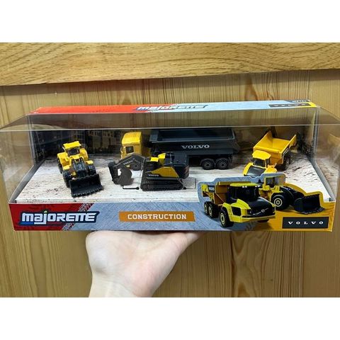  8503105000 Bộ 4 Đồ Chơi Xe Mô Hình MAJORETTE Volvo Construction 4 Pieces Giftpack 