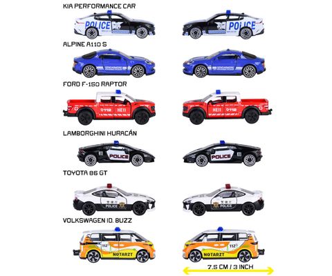  8503100001 Đồ Chơi Xe Mô Hình MAJORETTE Rescue World Premium Cars 