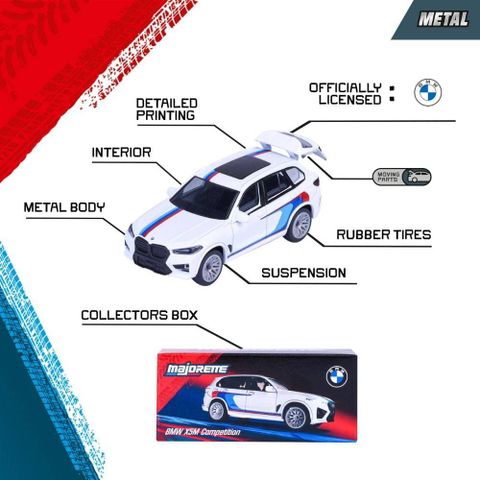  8502101003 Đồ Chơi Xe Mô Hình MAJORETTE BMW Deluxe Cars 