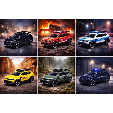  8503100002SRO Đồ Chơi Xe Mô Hình MAJORETTE Dacia Duster Premium Cars 