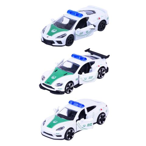  8503104001047 Đồ Chơi Xe Mô Hình MAJORETTE Dubai Police 3 Pieces Set 
