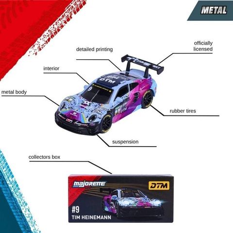  8502101004 Đồ Chơi Xe Mô Hình MAJORETTE Motorsport DTM Deluxe Cars 