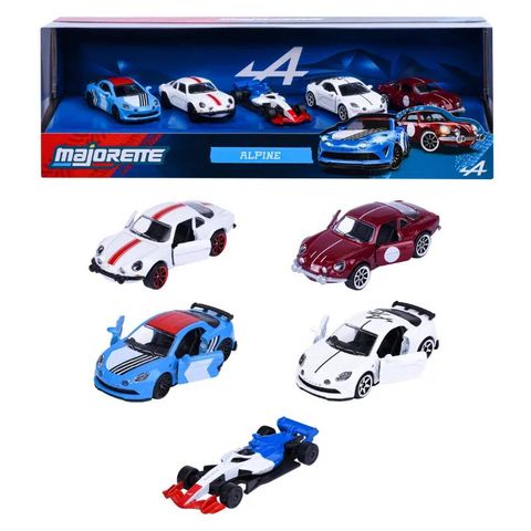  8502105008 Đồ Chơi Xe Mô Hình MAJORETTE Alpine 5 Pieces Giftpack 