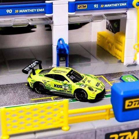  8502106002 Đồ Chơi Xe Mô Hình MAJORETTE Motorsport DTM Pit Stop + 1 Vehicle 