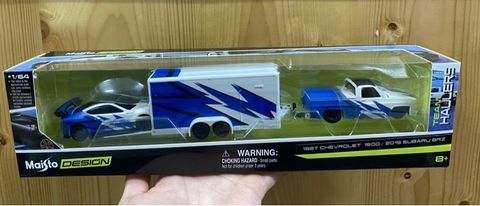  11404 Xe mô hình 1987 Chevrolet 1500/ 2019 Subaru BRZ 