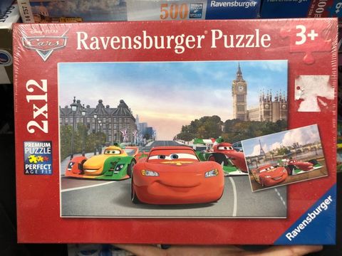  RV07554 6 Xếp hình puzzle McQueen và người bạn 2 bộ 12 mảnh Ravensburger-3+-1-99 pcs-Puzzle Children-II 