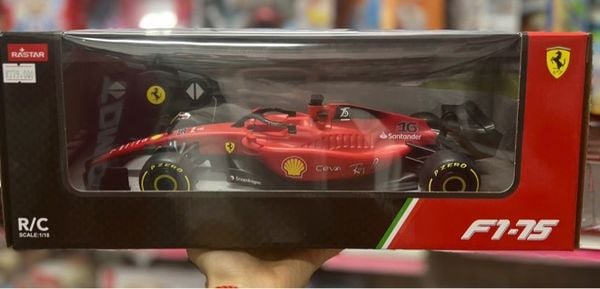  R93400/RED Xe điều khiển 1:18 Ferrari F1-75 Đỏ 