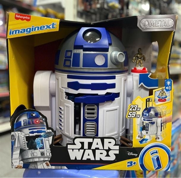 Đồ chơi HXG52 Fisher-Price Imaginext STAR WARS Toy R2-D2 Inch
