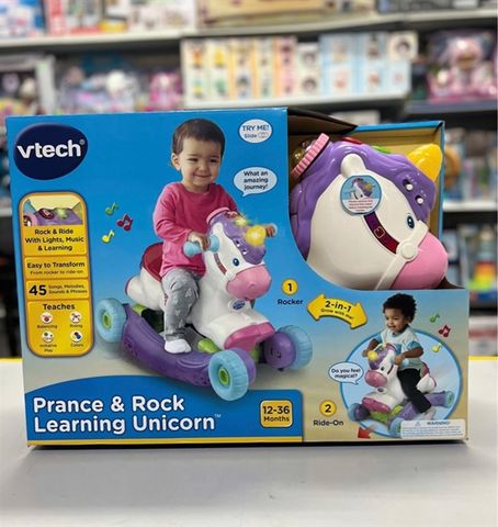  1923 VTech Prance & Rock Learning Unicorn - English Edition 