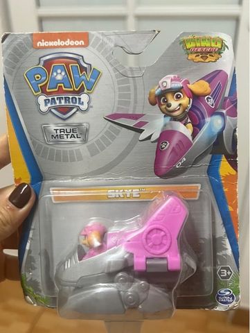  Mô hình xe Paw Patrol Dino Rescue True Metal Skye Diecast Car 