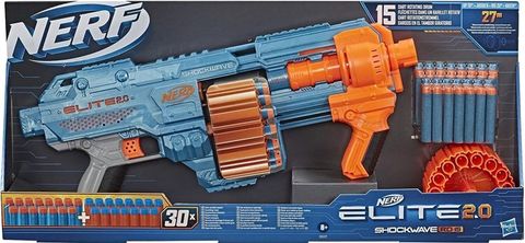  Nerf Elite 2.0 Shockwave RD-15 Blaster - Blue (E9527) 