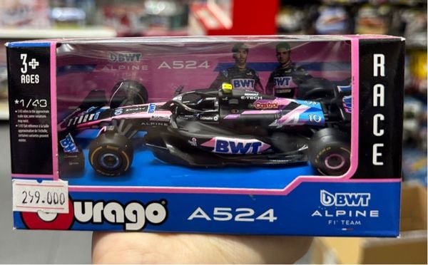  10/18-38219 Xe đua F1 1:43 Alpine A524 (Bahrain GP) 