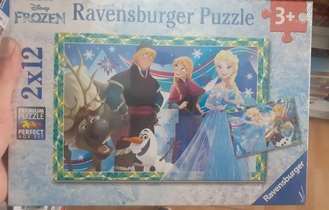  RV076215 Bộ xếp hình puzzle Ravensburger Jeux d'hiver 2 bộ 12 mảnh 