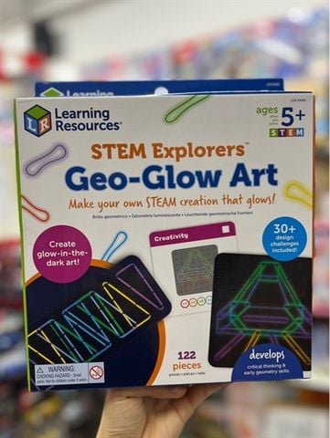 Đồ chơi phát sáng LER9466 STEM Explorers™ Geo-Glow Art 