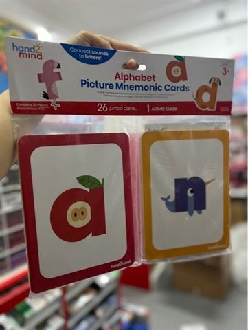  Bộ thẻ học chữ cái 96238 Picture Mnemonic Card Set 