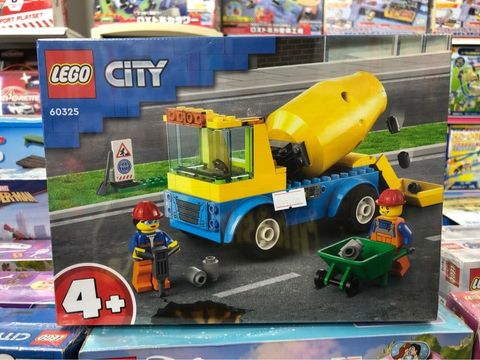  Lego City 60325 - Cement Mixer Truck (85 Mảnh Ghép) 