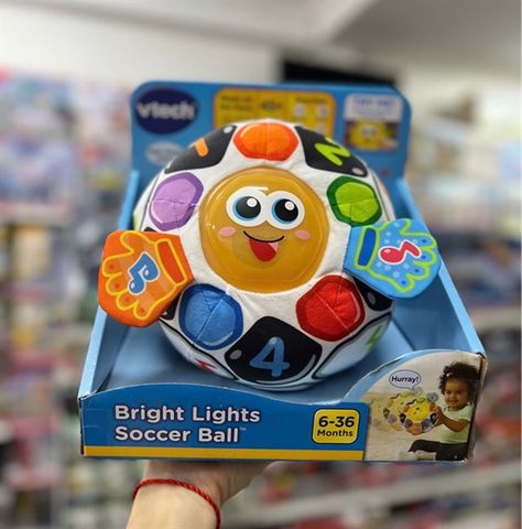  5091 VTech Bright Lights Soccer Ball Plush Baby and Toddler Toys 