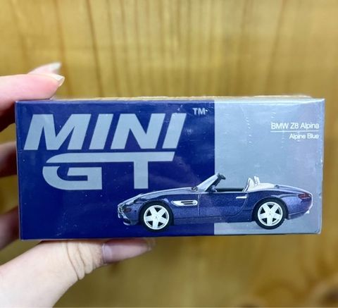  Mini GT BOX version MGT01082 BMW Z8 Alpina Alpine Blue 