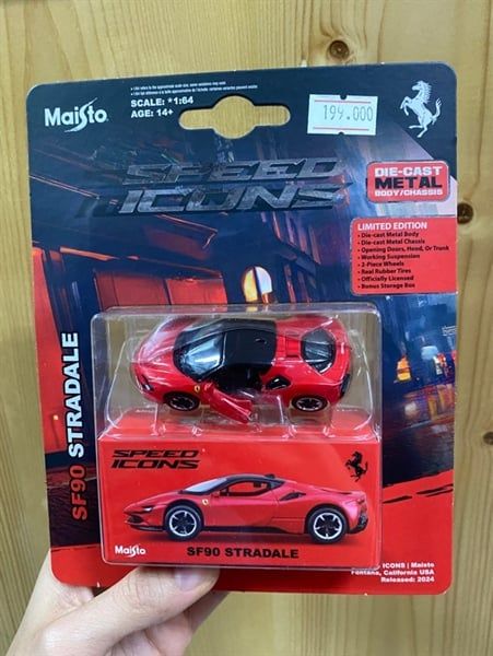Maisto 1:64 Speed Icon - SF90 Stradale Red