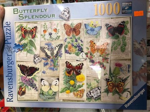  Tranh ghép Ravensburger Puzzle Butterfly Splendour 1000 mảnh 