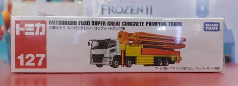  Tomica 127 Mitsubishi fuso super Great Concrete Pumping truck 