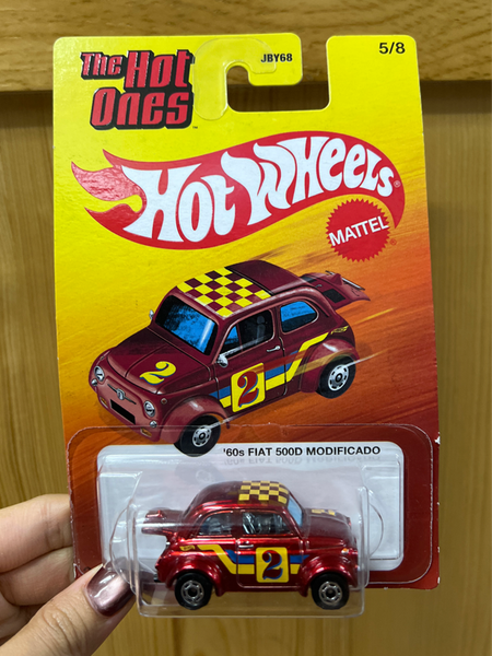  JKX44 Siêu Xe Hot Ones - 60S Fiat 500D Modificado HOT WHEELS 
