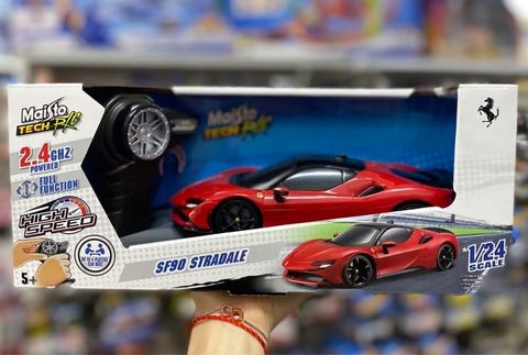  Xe điều khiển Maisto 1:24 R/C Ferrari SF90 Red 