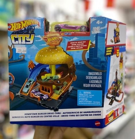  Đồ chơi HDR26/HDR24 Cửa hàng Burger Hot Wheels City 
