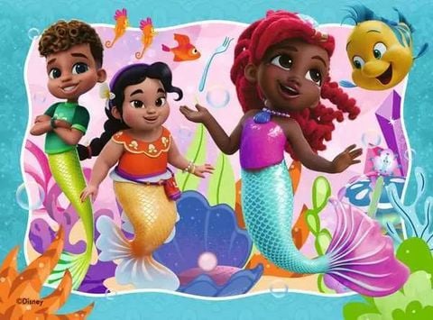  Tranh ghép Ravensburger 12004024 - Disney Junior Ariel - 4 Puzzles 