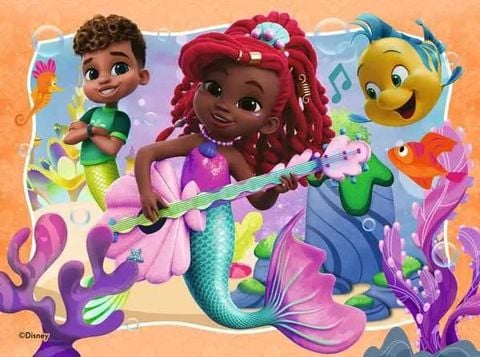  Tranh ghép Ravensburger 12004024 - Disney Junior Ariel - 4 Puzzles 
