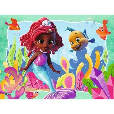  Tranh ghép Ravensburger 12004024 - Disney Junior Ariel - 4 Puzzles 