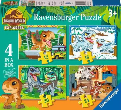  Tranh ghép Ravensburger 12004027 -Jurassic World Explorers 