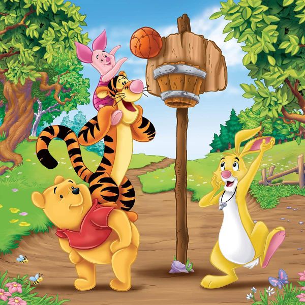 Tranh ghép Ravensburger Disney Winnie the Pooh Sports Day, 3x49st.