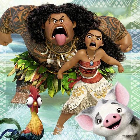  Tranh ghép Ravensburger Disney Moana 3x 49pc Jigsaw Puzzles 