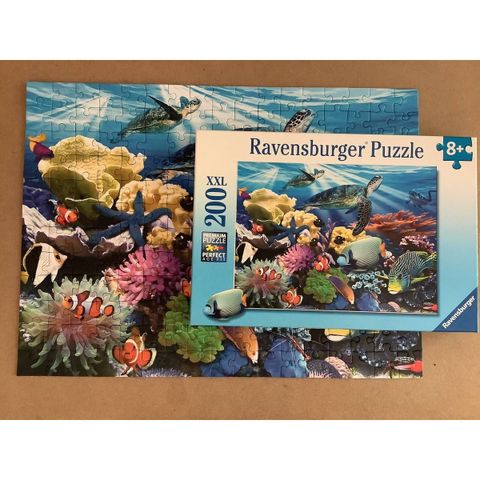  Tranh ghép Ravensburger Ocean Turtles 200 XXL Piece Jigsaw Puzzle 