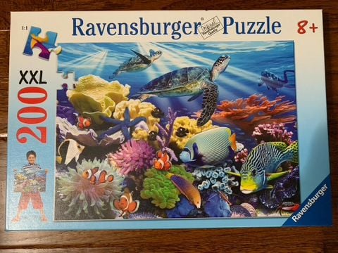  Tranh ghép Ravensburger Ocean Turtles 200 XXL Piece Jigsaw Puzzle 