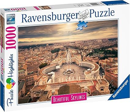 RAVENSBURGER 140824 BEAUTIFUL SKYLINES - ROME 1000PC JIGSAW PUZZLE