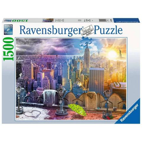  Xếp hình puzzle Seasons of New York 1500 mảnh RAVENSBURGER 160082 