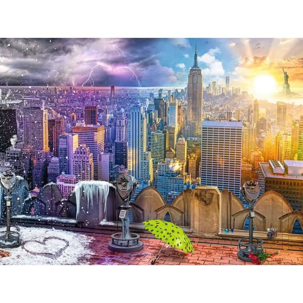  Xếp hình puzzle Seasons of New York 1500 mảnh RAVENSBURGER 160082 