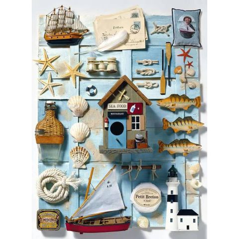  Xếp hình puzzle Maritime Flair 500 mảnh RAVENSBURGER 165889 