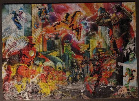  Tranh ghép Ravensburger 17560 The Flash Collectors Edition (1000 Pieces) 