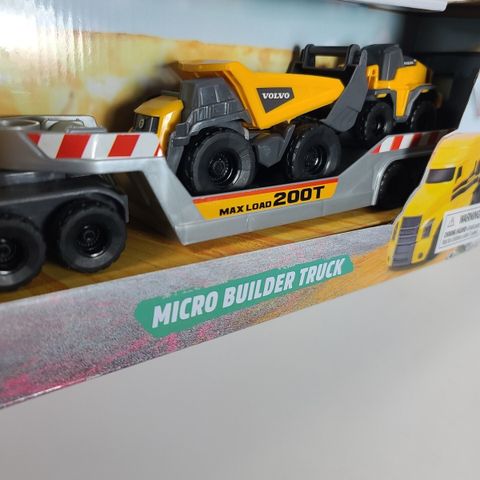  203725005 Bộ Đồ Chơi Xe Xây Dựng DICKIE TOYS Mack/Volvo Micro Builder Truck 