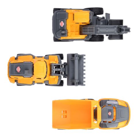  203722015 Bộ 3 Đồ Chơi Xe Xây Dựng DICKIE TOYS Volvo Construction Set 