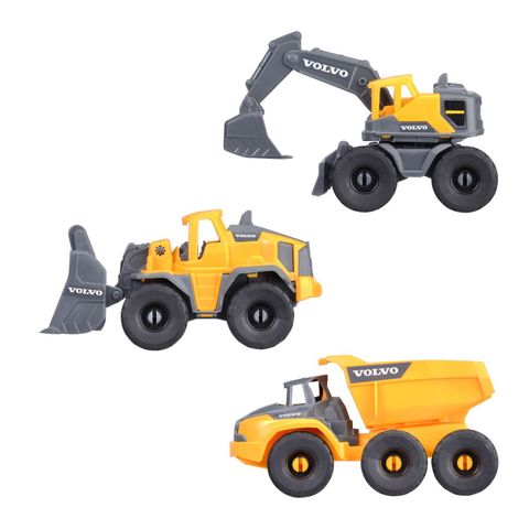  203722015 Bộ 3 Đồ Chơi Xe Xây Dựng DICKIE TOYS Volvo Construction Set 