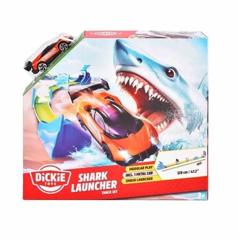  203333000 Bộ Đồ Chơi Xe Mô Hình DICKIE TOYS Shark Launcher Track Set 