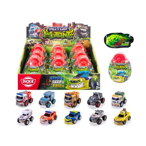  203754010 Đồ Chơi Trứng Xe Bất Ngờ DICKIE TOYS Motor Mutants 