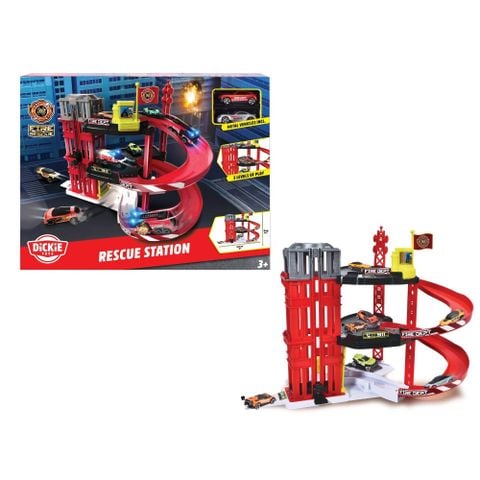  203337000 Bộ Đồ Chơi Bãi Đỗ Xe DICKIE TOYS Parking Station Playset 
